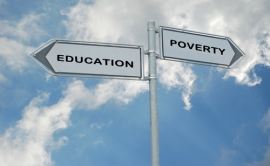 Education-poverty-arrow